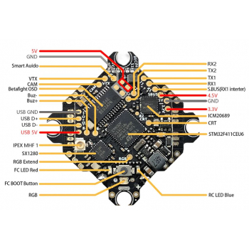 AIO DarwinFPV F4 15A ELRS